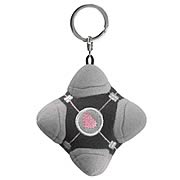 Portal 2 Weighted Companion Cube Plush Key Chain